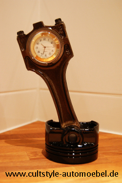 Cultstyle auto mbel BMW Motorkolben Tischuhr
