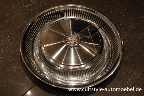 Cultstyle auto mbel Cadillac Radkappe Wanduhr