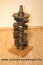 Cultstyle auto mbel 4-Zylinder Kurbelwelle Zeitungsstnder ohne Zeitung