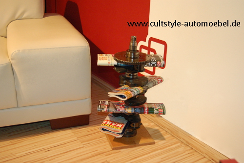 Cultstyle auto mbel 4-Zylinder Kurbelwelle Zeitungsstnder