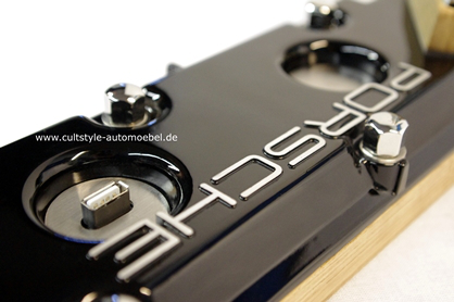 Cultstyle auto mbel Porsche Ventildeckel Smartphone Dockingstation Oberflche